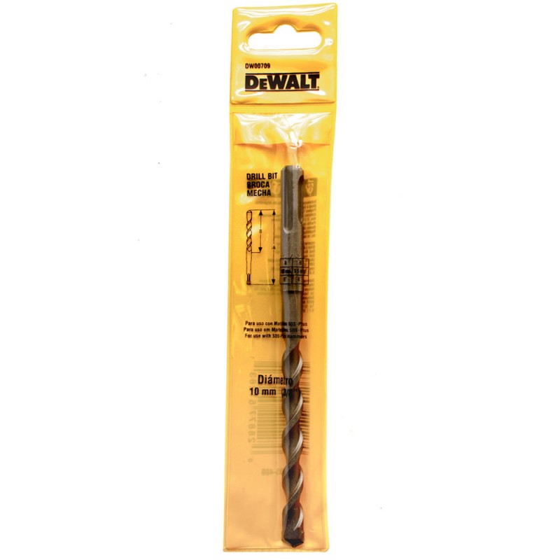 Broca Sds-Plus 10x100x160mm (3/8"x4"x6-1/4") Dewalt