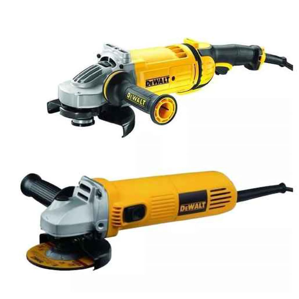 Kit Esmeril/Amoladora Angular 7" 2400W 8500 Rpm + Amoladora DWE4010 4-1/2" 750W Dewalt