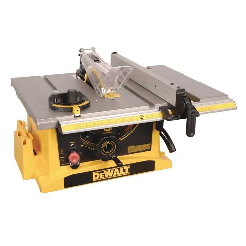 Sierra de Mesa/Banco de 10" 1800W 5000 Rpm Dewalt