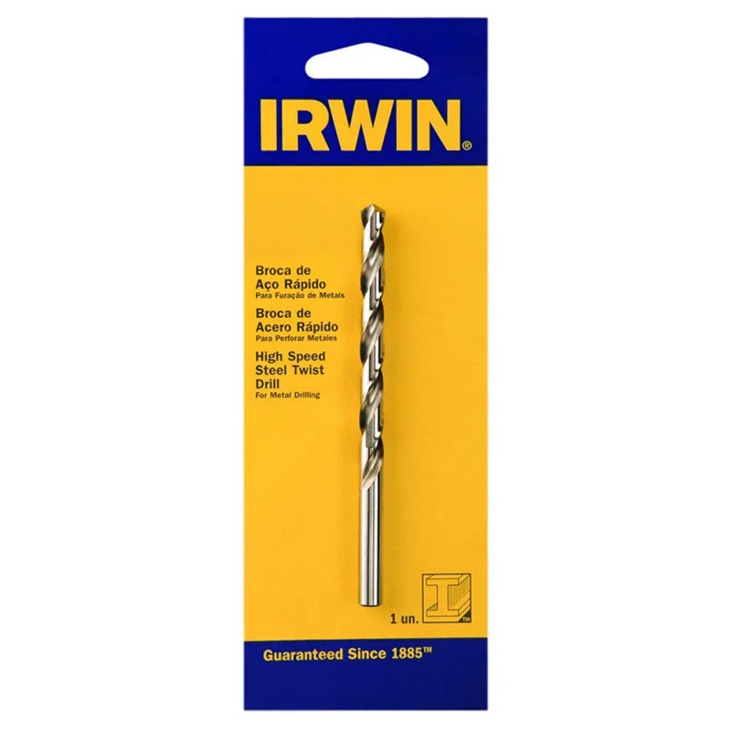 Brocas Hss para Metal 1/4" - Blister Irwin