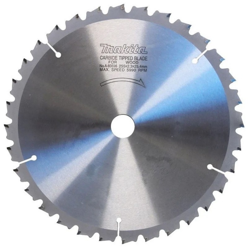 Disco De Sierra Para Madera Tct (255 X 25.4 Mm.) 32 Dientes Makita