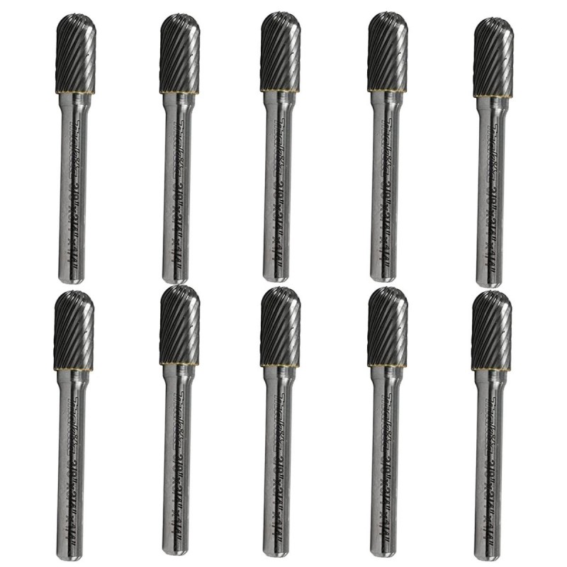 Fresa Carburadas P/Esmeril Recto Set 10Pcs Makita