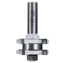 Fresa Machimbrado E. C.R., Vas 1/2" * D 1-39/64" * L. Util 3/4" * L. Total 2-51/64" P.C 11/32" Makita