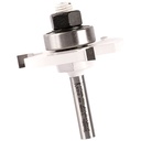 Fresa Ranuradora 3F C.R., Vas 1/4" * D 1-7/8" * L. Util 7/32" * L. Total 2-5/16" * P.C, 1/2" Makita