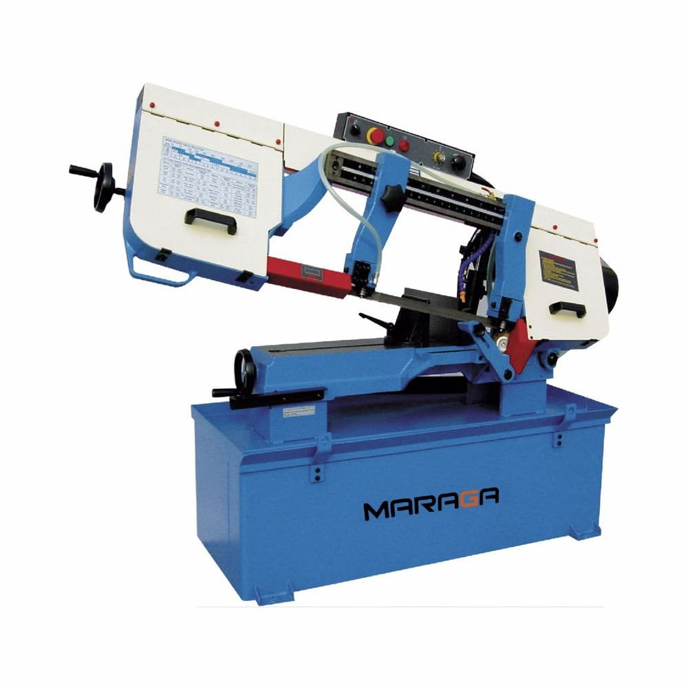 Maquina Sierra Cinta Veloc. Variable Red. 10" (254 mm) Rect. 18 * 5" (457 * 127mm) 1.5 KW (2HP) 380 volts 3 PH Trif. Maraga
