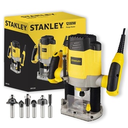 [SRR1200-B2] Ruteadora 1/4 1200w 2700 rpm + 6 Fresas Stanley