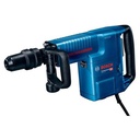 Martillo Demoledor Desquinchador 1500W GSH-11E 16.8J - 10.1Kg. (Inc. 3 Cincel Punta Aguda + 1 plana) + Maleta plástica Bosch