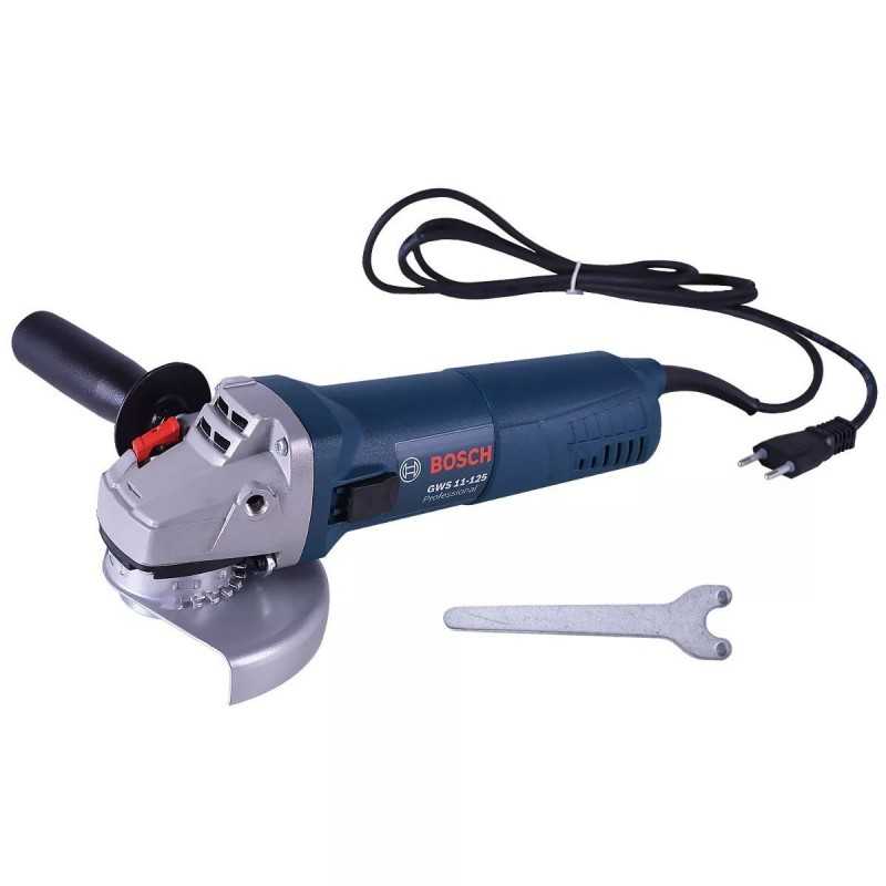Esmeril Amoladora Angular 5" (4-1/2") 1100W GWS 11-125 Professional Bosch