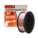 Soldadura Alambre MIG / MAG 0.80 mm 0.030" ER70S-6 (Rollo de 15 Kg) Maraga