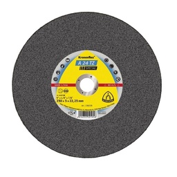[136558] Disco Abrasivo Corte 7" (180 mm) * 1/8" (3mm) Kt/Special/A24Tz/S/Ger/180X3X22,23 Plano Klingspor