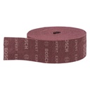 Rollo Paño Abrasivo 10 mm (ancho) x 115 mm (largo) Rojo Muy Fino Bosch