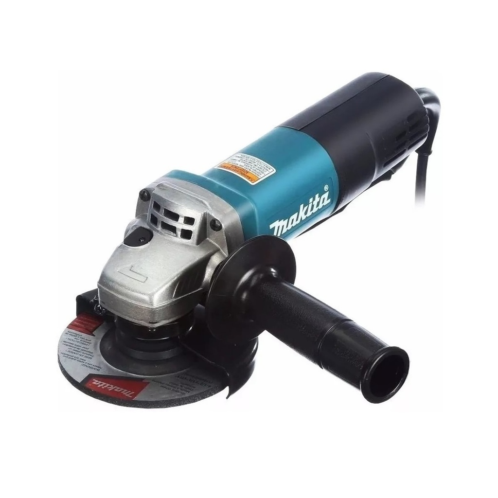Esmeril Angular 4-1/2" 840w 1.8Kg. (9557HPG) + 5 Disco Abrasivo Inox 4.5" x 1mm (B-12217) Makita
