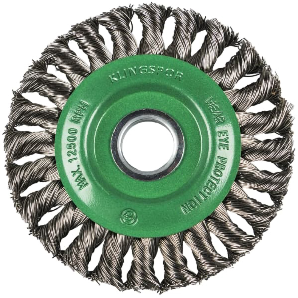 [358313] Cepillo Circular Alambrado 7” x 9/16” x 7/8” Klingspor