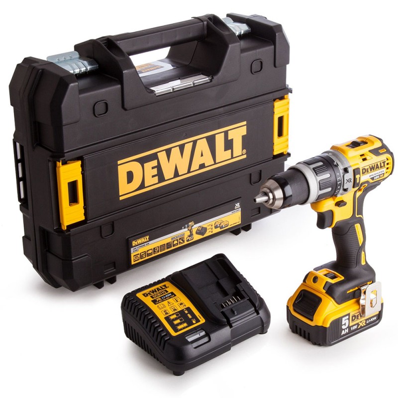 [DCD796P1-B2] Taladro Percutor 1/2" 20V XR 70Nm + 1 Batería 5.0 AH Dewalt
