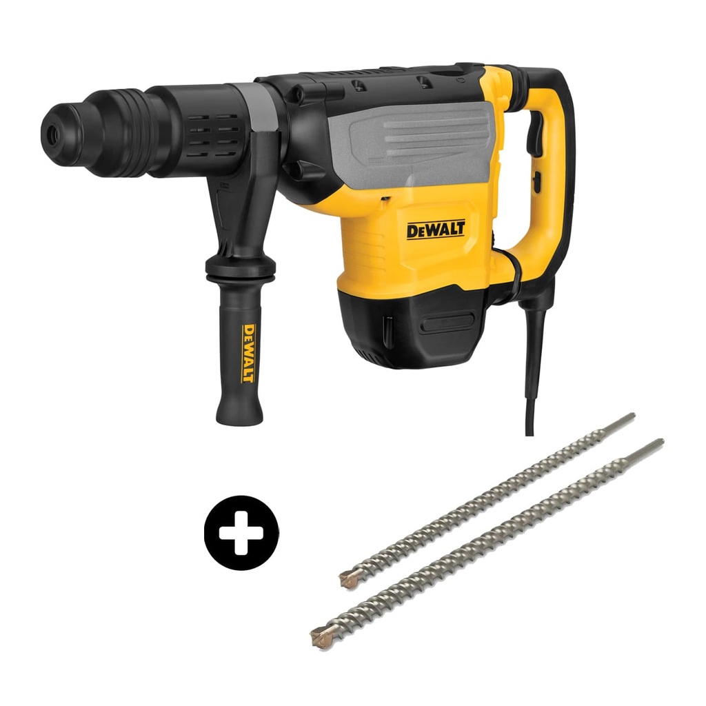 [D25773K-K4] Kit Rotomartillo SDS Max 1700w modelo D25773K + (1) DW01052 + (1) DW01054 + (1) N580524 Husillo + Caja plástica Dewalt