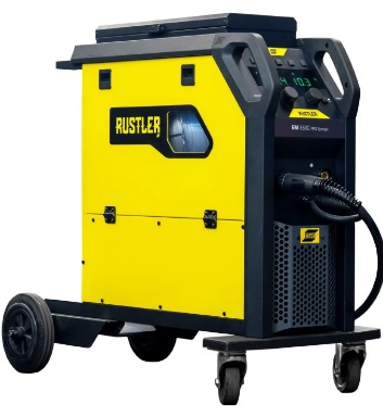 [620481] Kit Inversora Rustler EM 455i Inc. Antorcha SM450 + Grapa a tierra + Careta Swarm A20 + Fluj. Victor + Portaelectrodo - Esab