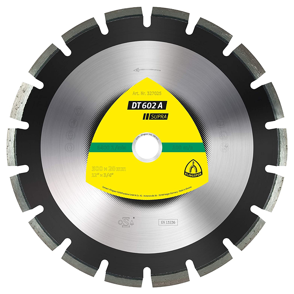 [349242] Disco Diamantado Concreto 16" DT/SUPRA/DT602B/S/400X3,6X25,4/24W/9 Klingspor