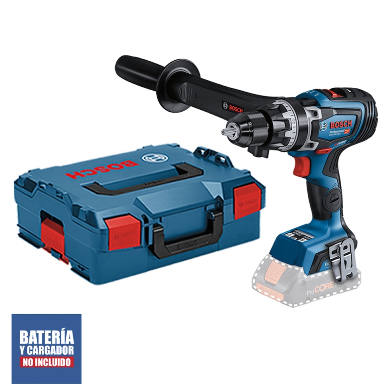 [0601.9J5.1E0.000] Taladro Percutor/Atornillador 1/2" Biturbo 150Nm GSB 18V-150C S/Baterias, ni Cargador + Caja Plastica Bosch