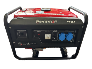 Generador a Gasolina 3 Kw 220V Monof. + Llantas + Jalador Maraga