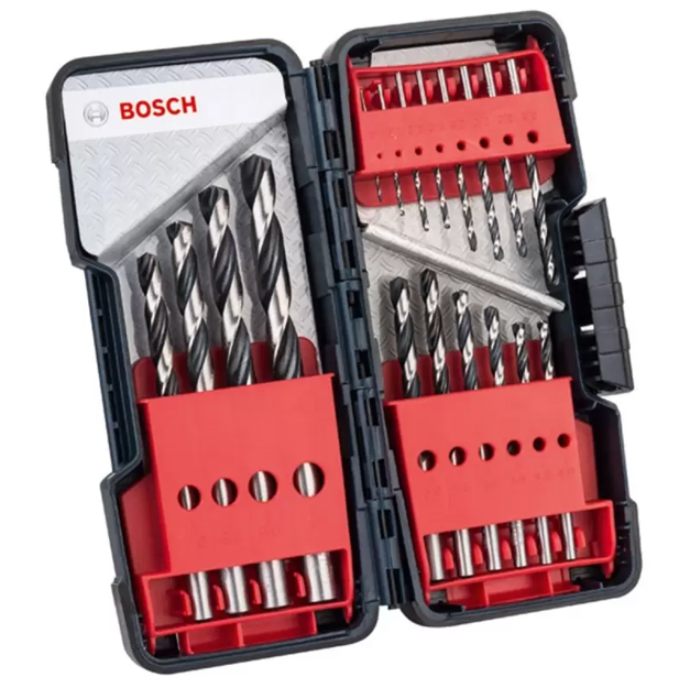 [2608.577.350-000] Set 18 Pzas Brocas Metal HSS PointTeQ (1-10mm) Bosch