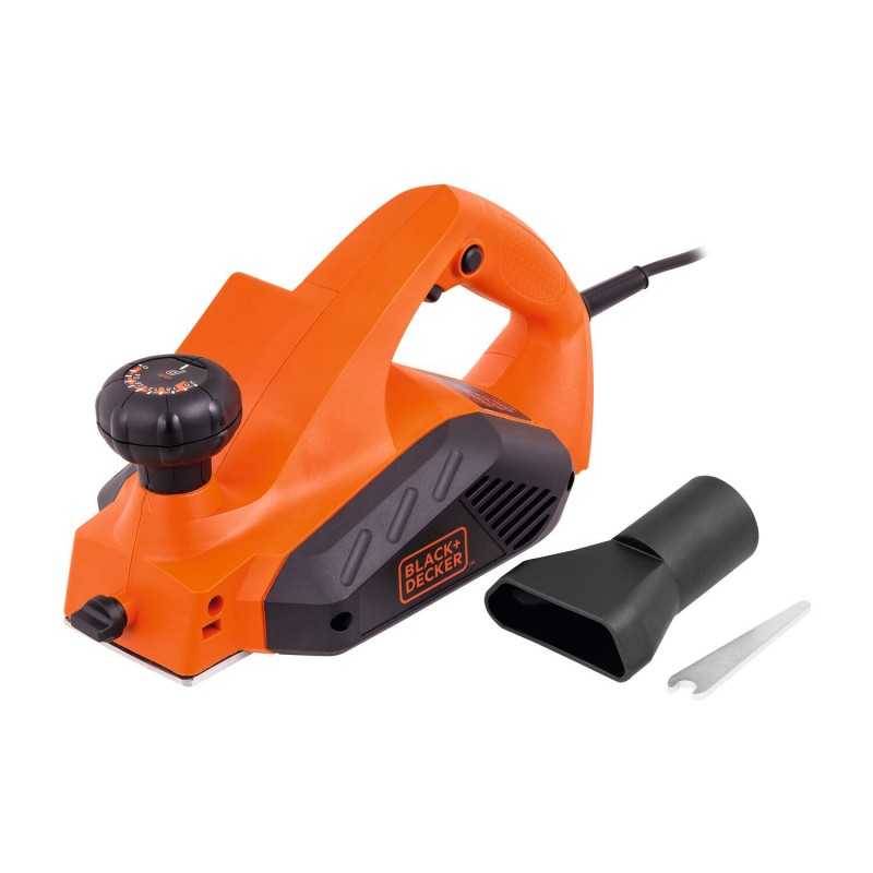 [7698-B2C] Cepillo Eléctrico 3-1/4" 650w 16500rpm Profesional Black & Decker B&D