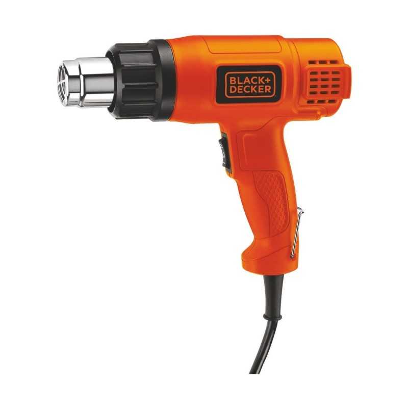 [HG1500-B2] Pistola de Calor 1,500 W 2 Temp. Black & Decker B&D