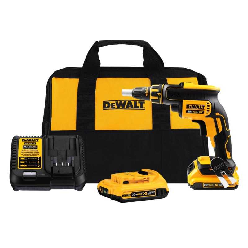 [DCF620D2-B2] Atornillador Drywall 1/4" 20v 4400rpm DCF620D2-B2 Dewalt