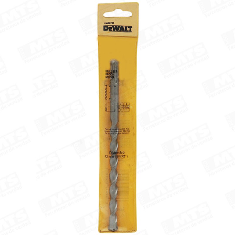 [DW00736] Broca Sds-Plus 12X150X210Mm Dewalt