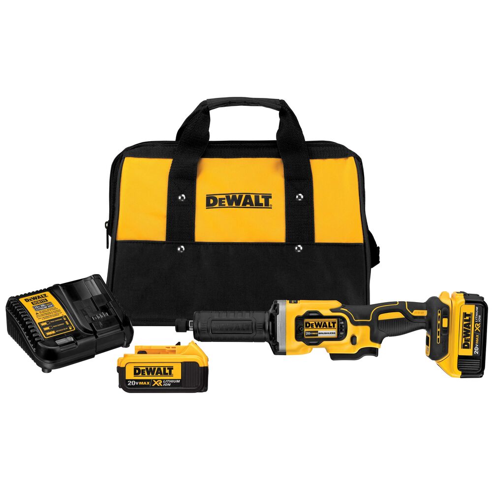 [DCG426M2-B2] Esmeril Recto Rectificadora 1-1/2" 20V Max 3 Vel. + Cargador + 2 Baterias 4.0Ah Dewalt