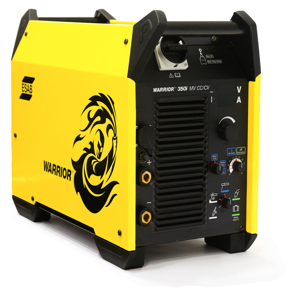 [614329] Inversora Warrior 350I Mvcc/Cv 220-460V 0465885881 Inc. Porta Electrodo, Grapa a Tierra Esab