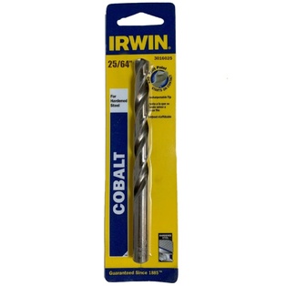 Broca HSS Metal Cobalto 25/64" - Blister Irwin