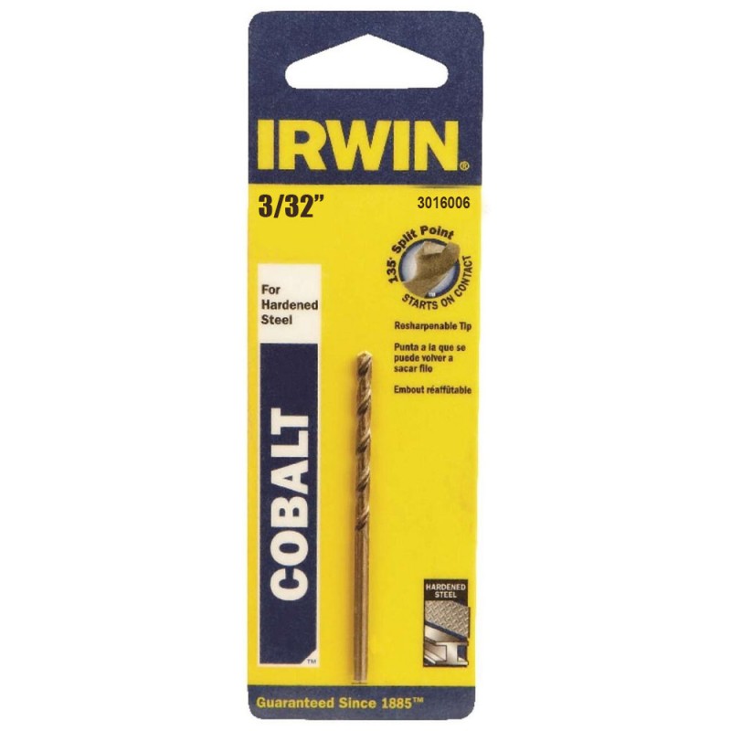 [3016006] Broca HSS Metal Cobalto 3/32" - Blister Irwin