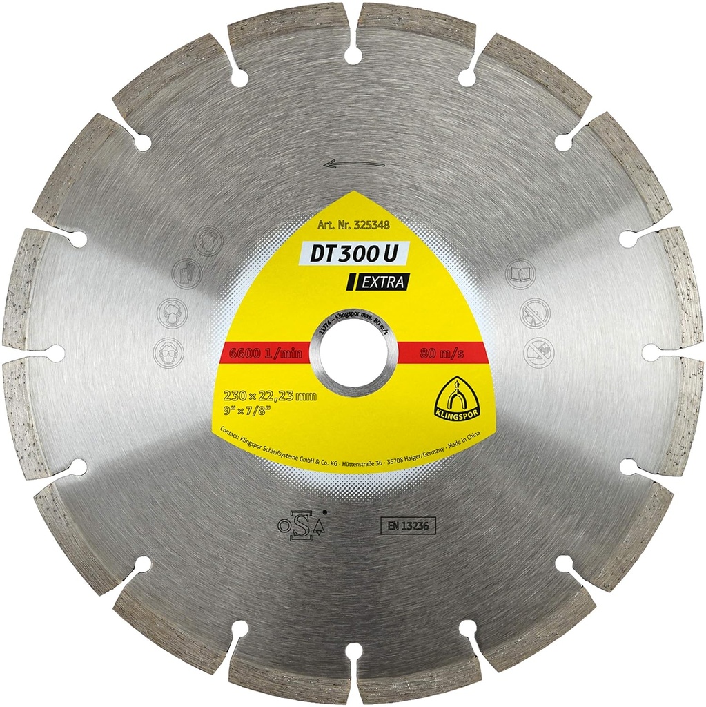 [325347] Disco Diamantado 7" Dt/Extra/Dt300U/S/180X2X22,23/13S/7 Klingspor