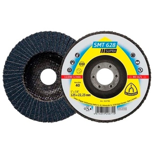 Disco Flap 4-1/2" * Grano 60 -Te/Supra/Smt628/Cs461X/60/N/Ger/115X22,2 Centro Deprimido Klingspor