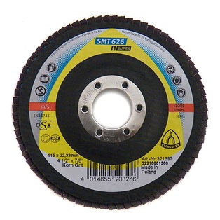 Disco Flap 4-1/2" * Grano 80 - Te/Supra/Smt626/Cs461X/80/N/Gew/115X22,2 Klingspor