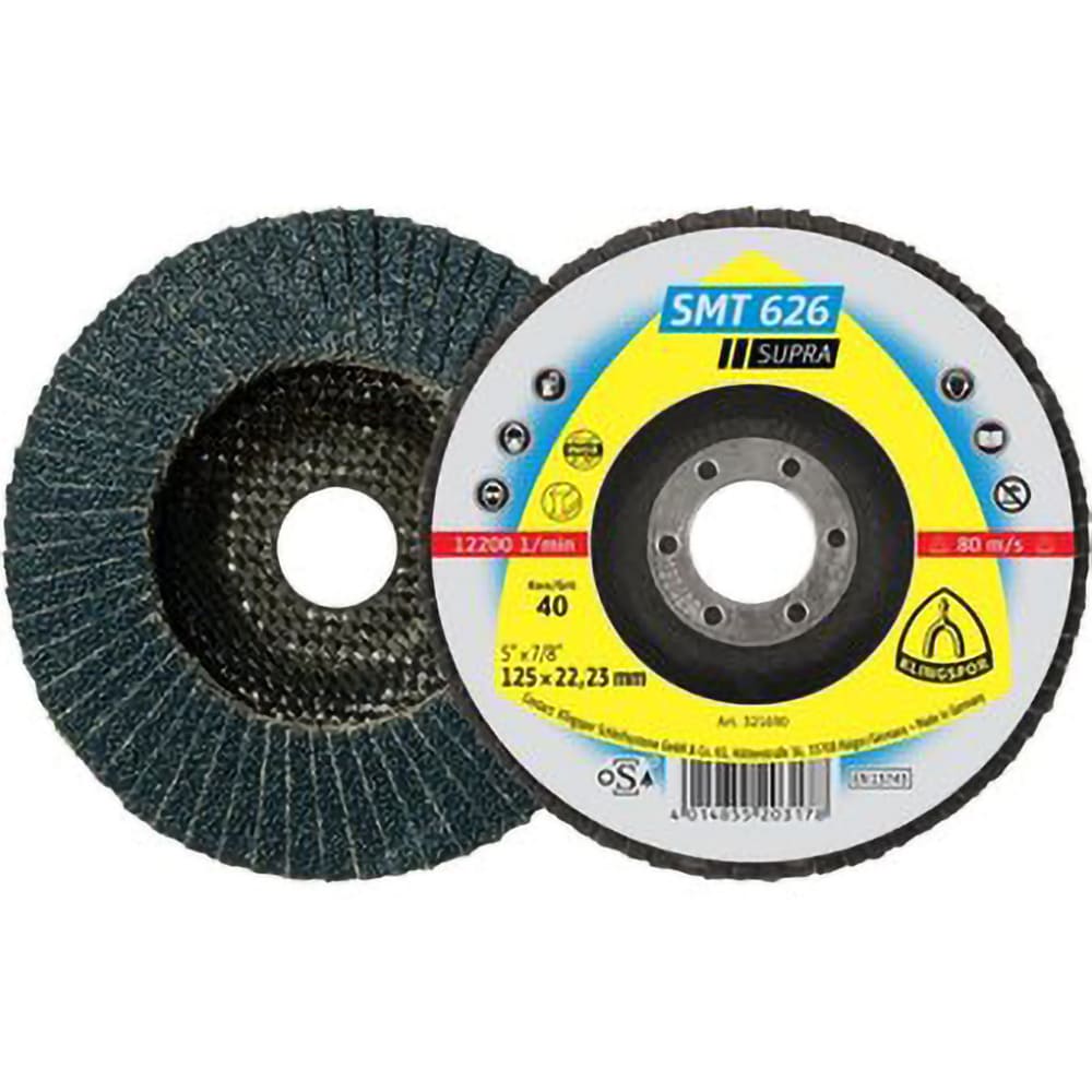 [321691] Disco Flap 7" Grano 40 Te/Supra/Smt626/Cs461X/40/N/Gew/180X22,2 Klingspor