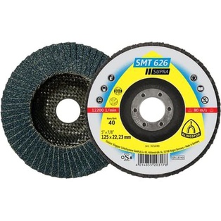 Disco Flap 7" Grano 40 Te/Supra/Smt626/Cs461X/40/N/Gew/180X22,2 Klingspor
