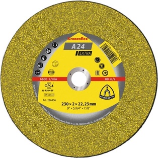 Discos Corte 7" Kt/Extra/A24Ex/S/Ger/180X3X22,23 Klingspor