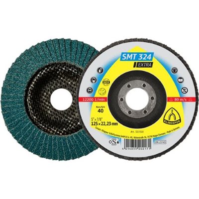 [321647] Discos Flap 4-1/2" G60 Plano Te/Extra/Smt324/Cs455X/60/N/Ger/115X22,2 Klingspor