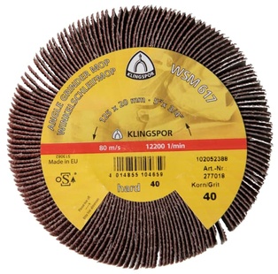 Discos Rueda Lamina 4-1/2" G40 Mr/Wsm617/Cs310Xf/40/S/115X20/M14 Klingspor