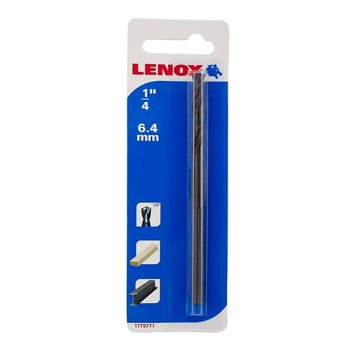 Broca Guia Piloto 4321 para Sierras Copa Bimetalica - Blister Unitario 1/4" (6.4mm) - (30850) Lenox (E)
