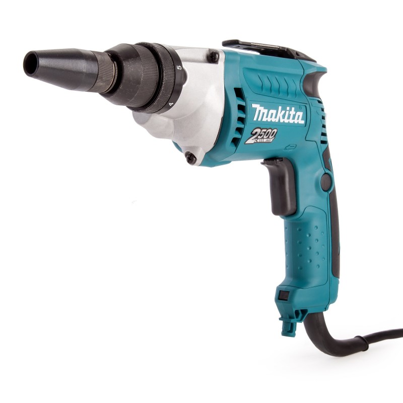 [FS2700] Atornillador Drywall 1/4" 570W. 0-2500 Rpm 1.8Kg. Luz Led/Control De Torque 6 Posiciones Makita