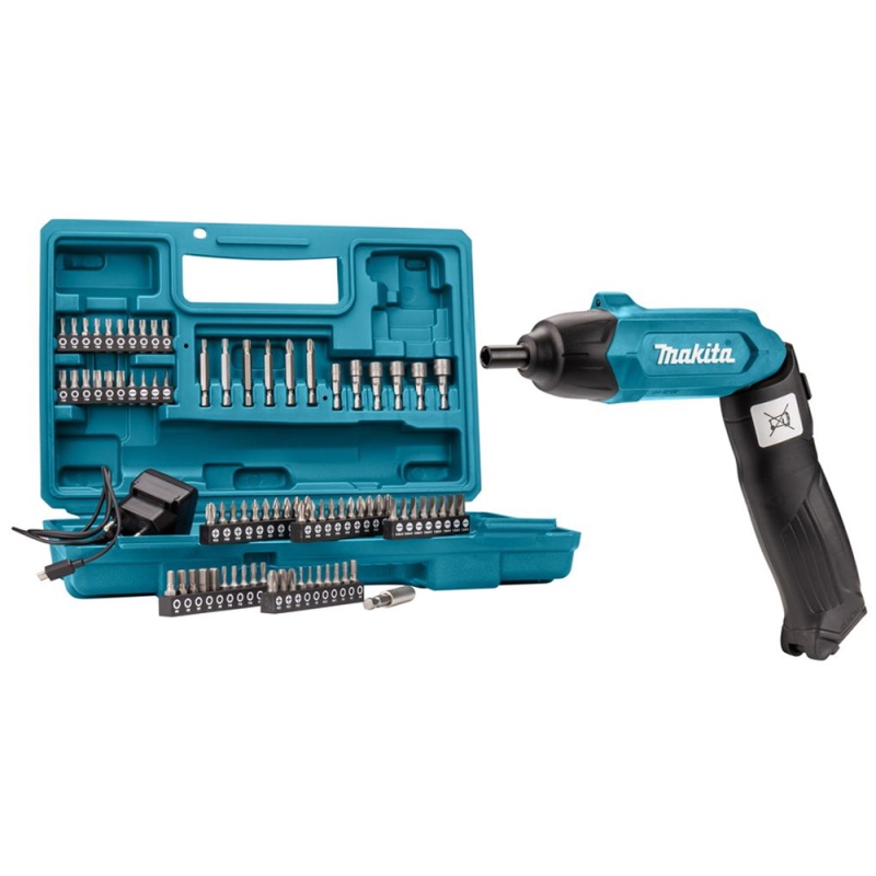 [DF001DW] Atornillador Inal. 3.6V/ 4.5 Nm + Accesorios Makita