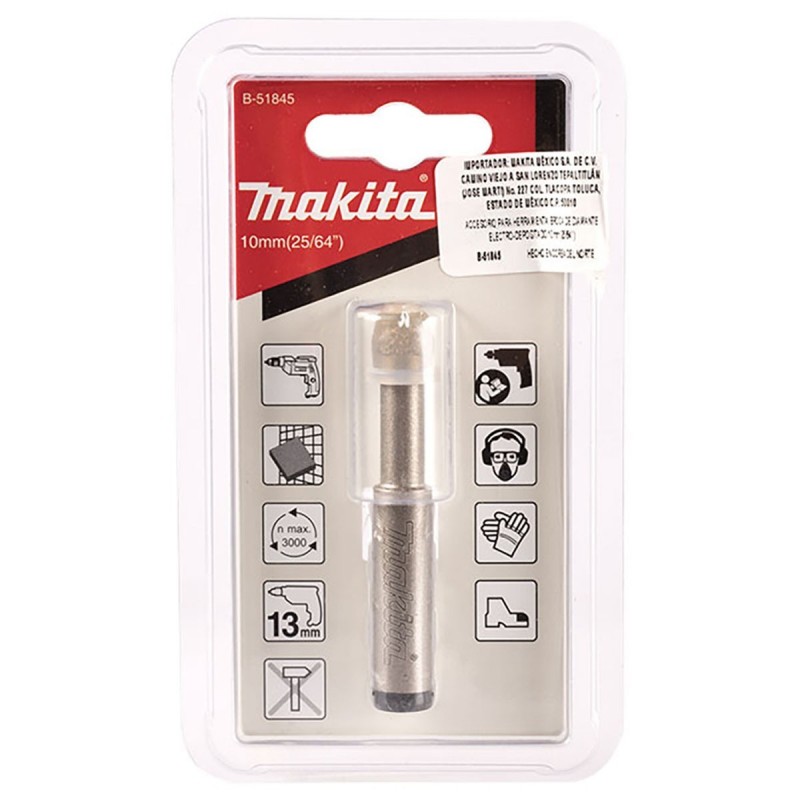 [B-51845] Broca Diamantada De 10Mm Para Porcelanato Makita