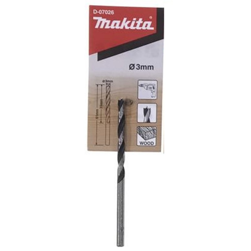 [D-07026] Broca Para Madera 3 X 60 Mm. Makita