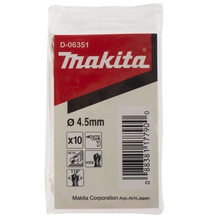 Broca Para Metal Hss (10 Pcs) 4.5 X 80 Mm. Makita