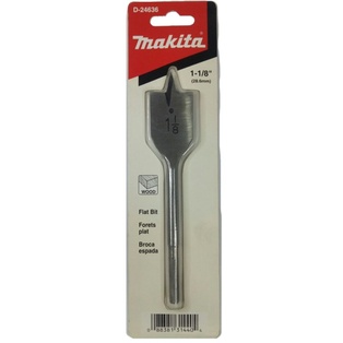 Broca Plano 1-1/8" X 6-1/2" (28.5 X 165 Mm.) Makita