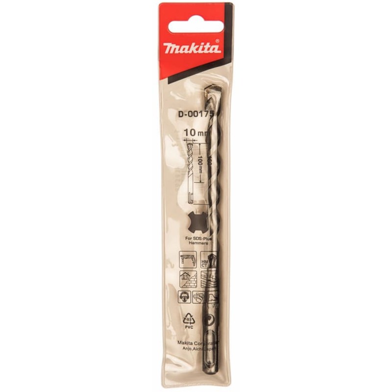 [D-00175] Broca Sds Plus Standmak 10 X 160 Mm. Makita