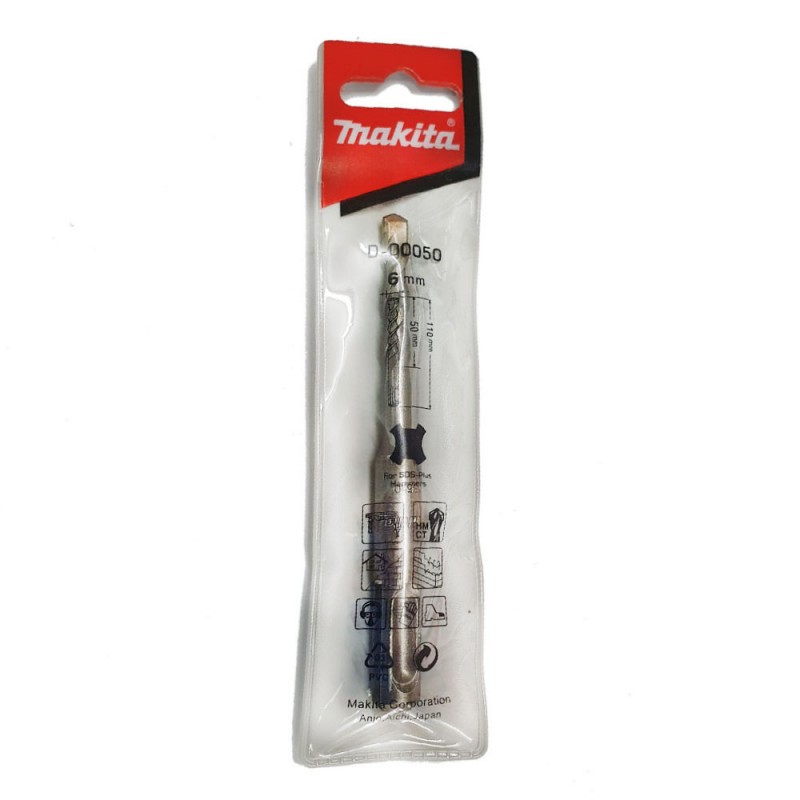 [D-00050] Broca Sds Plus Standmak 6 X 110 Mm. Makita
