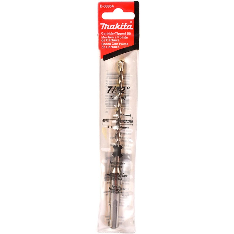 [D-00854] Broca Sds Plus Standmak 7/32" X 6 1/4" (5.5Mm X 158Mm) Makita